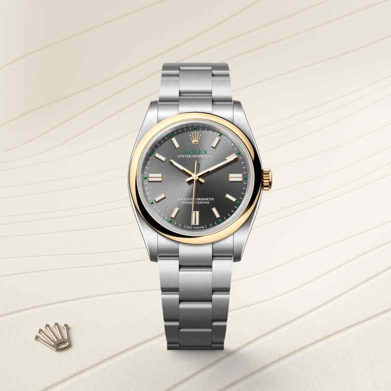 Rolex Oyster Perpetual in Yellow Rolesor - combination of Oystersteel and yellow gold, M126003-0001 - Little Switzerland