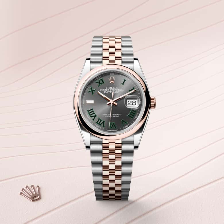 Rolex Datejust in Everose Rolesor - combination of Oystersteel and Everose gold, M126201-0029 - Walters & Hogsett