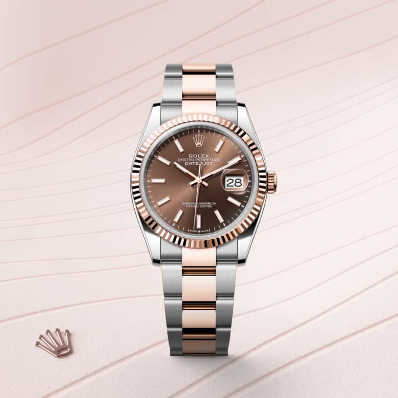 Rolex Datejust in Everose Rolesor - combination of Oystersteel and Everose gold, M126231-0044 - Walters & Hogsett