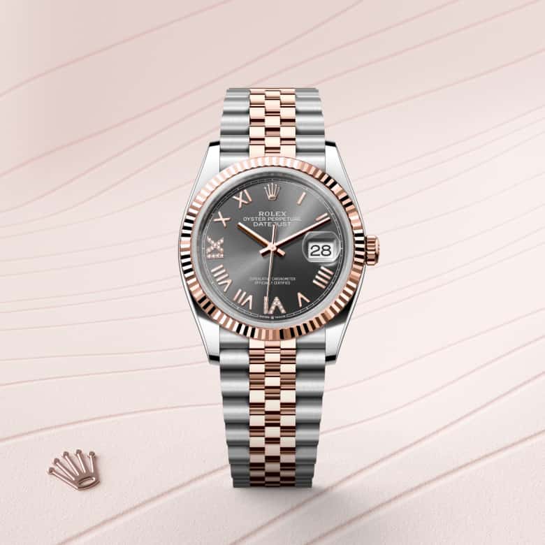 Rolex Datejust in Everose Rolesor - combination of Oystersteel and Everose gold, M126231-0047 - Walters & Hogsett