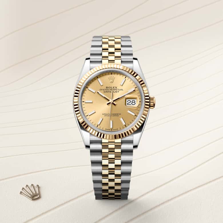 Rolex Datejust in Yellow Rolesor - combination of Oystersteel and yellow gold, M126233-0015 - Walters & Hogsett