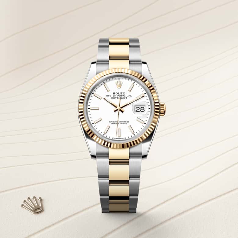 Rolex Datejust in Yellow Rolesor - combination of Oystersteel and yellow gold, M126233-0020 - Schiffman's Jewelers