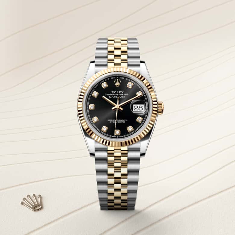 Rolex Datejust in Yellow Rolesor - combination of Oystersteel and yellow gold, M126233-0021 - Little Switzerland