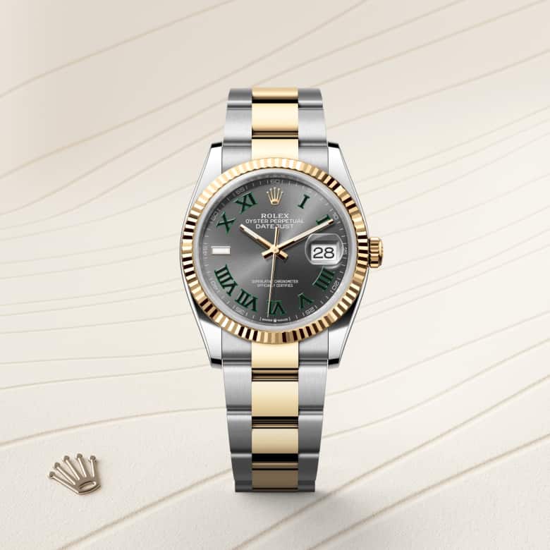 Rolex Datejust in Yellow Rolesor - combination of Oystersteel and yellow gold, M126233-0036 - Little Switzerland