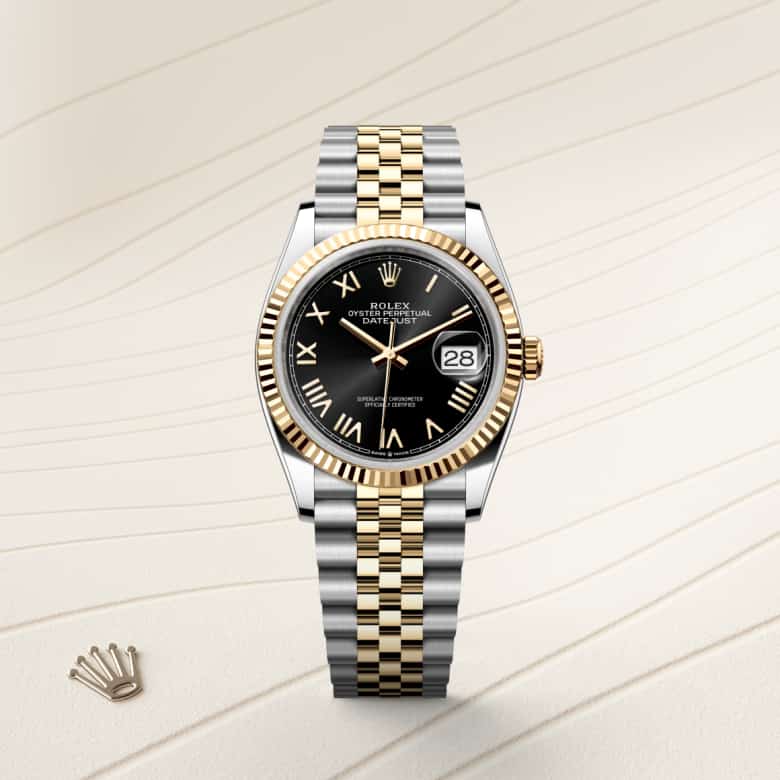 Rolex Datejust in Yellow Rolesor - combination of Oystersteel and yellow gold, M126233-0055 - Orrs Jewelers