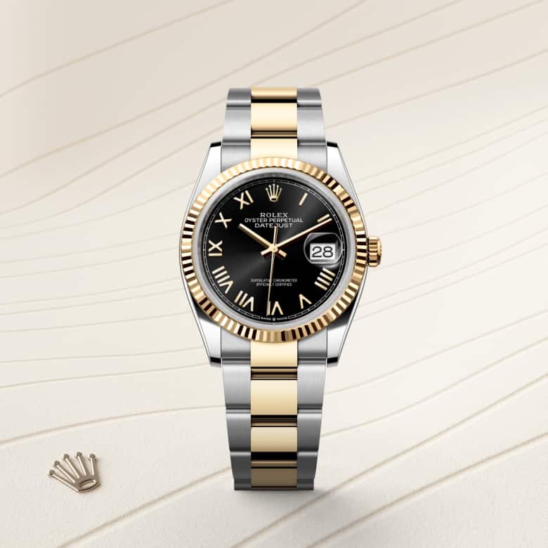 Rolex Datejust in Yellow Rolesor - combination of Oystersteel and yellow gold, M126233-0056 - Orrs Jewelers