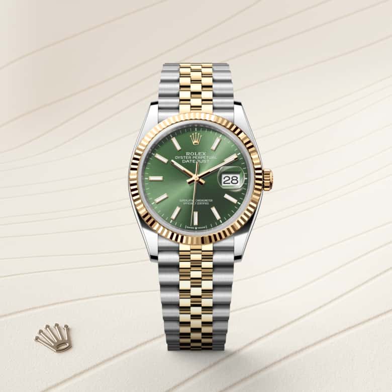 Rolex Datejust in Yellow Rolesor - combination of Oystersteel and yellow gold, M126233-0057 - Orrs Jewelers
