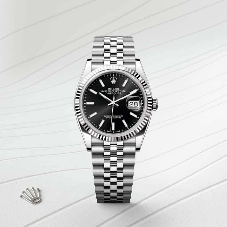 Rolex Datejust in White Rolesor - combination of Oystersteel and white gold, M126234-0015 - Richter & Phillips