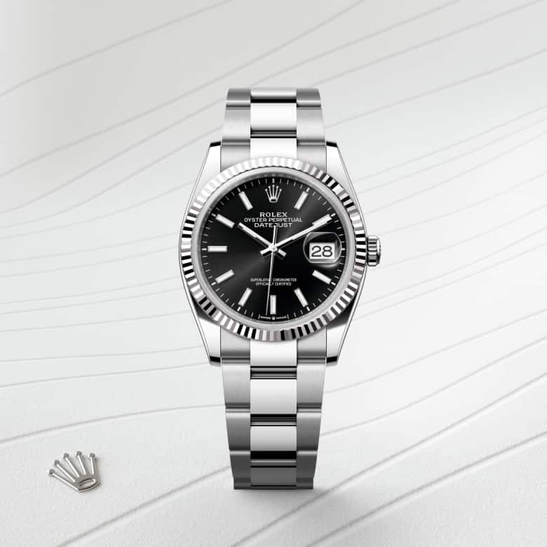 Rolex Datejust in White Rolesor - combination of Oystersteel and white gold, M126234-0016 - Richter & Phillips