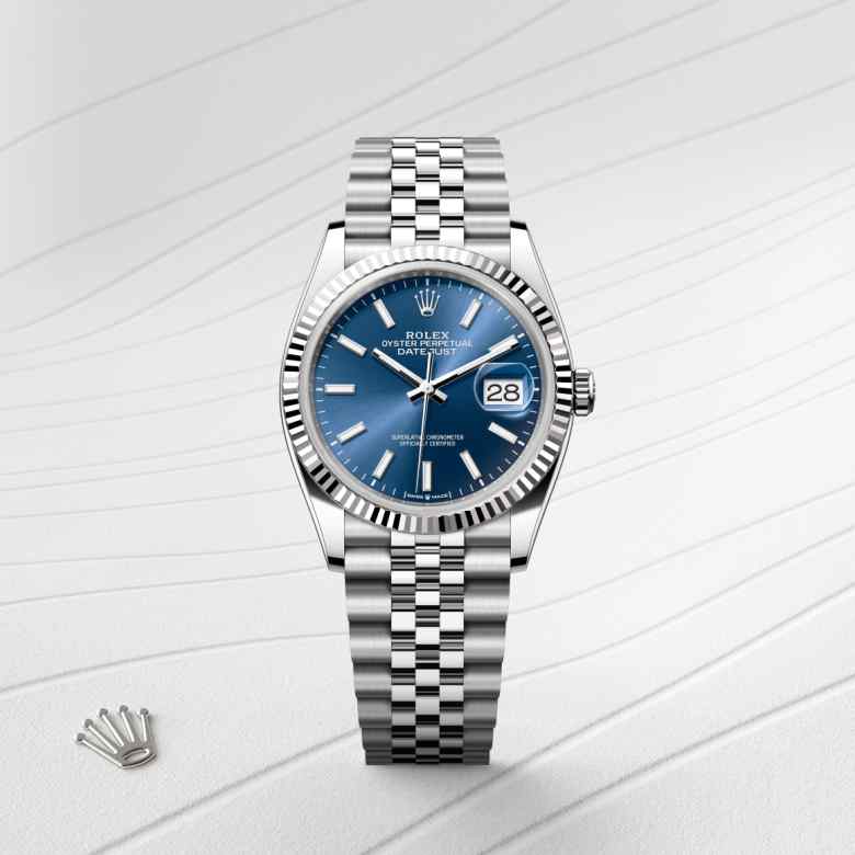 Rolex Datejust in White Rolesor - combination of Oystersteel and white gold, M126234-0017 - Richter & Phillips