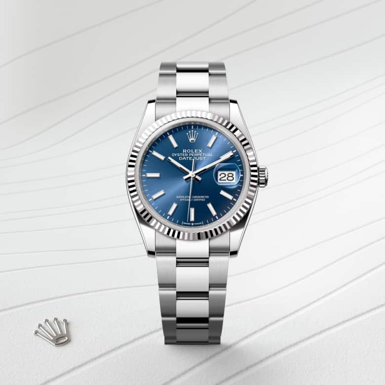Rolex Datejust in White Rolesor - combination of Oystersteel and white gold, M126234-0018 - Richter & Phillips