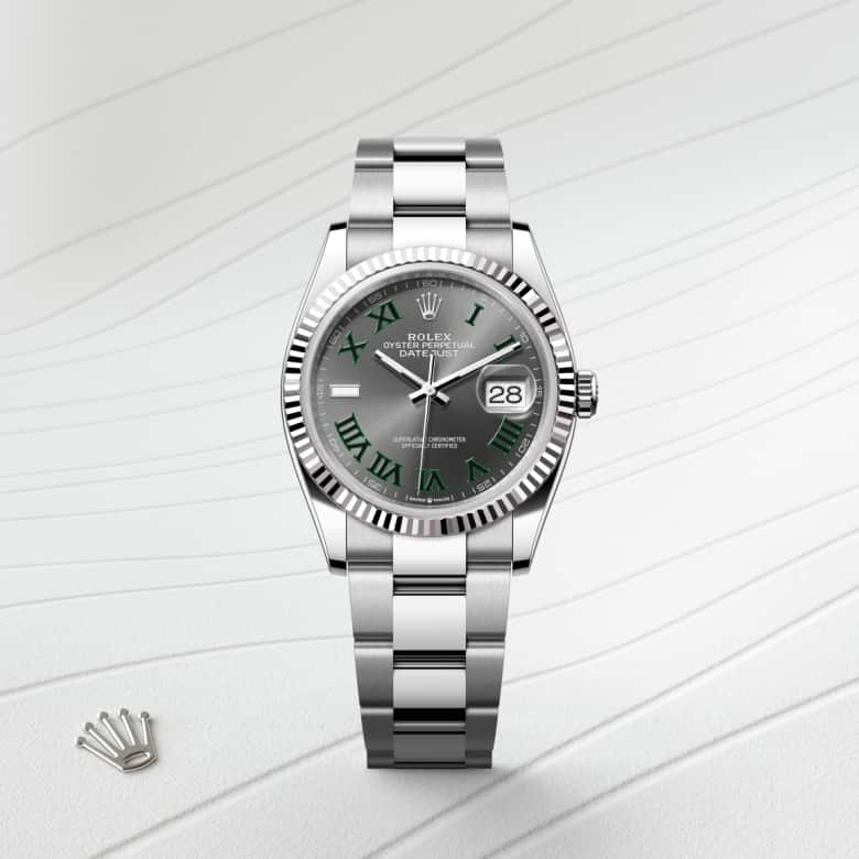 Rolex Datejust in White Rolesor - combination of Oystersteel and white gold, M126234-0046 - Richter & Phillips