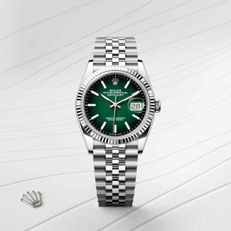 Rolex Datejust in White Rolesor - combination of Oystersteel and white gold, M126234-0059 - Walters & Hogsett