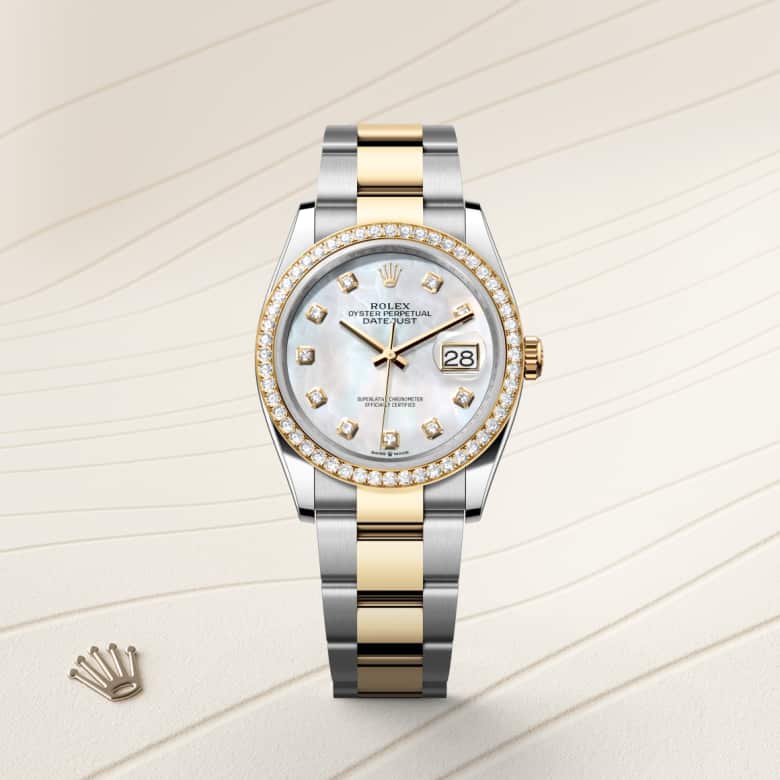 Rolex Datejust in Yellow Rolesor - combination of Oystersteel and yellow gold, M126283RBR-0010 - Walters & Hogsett