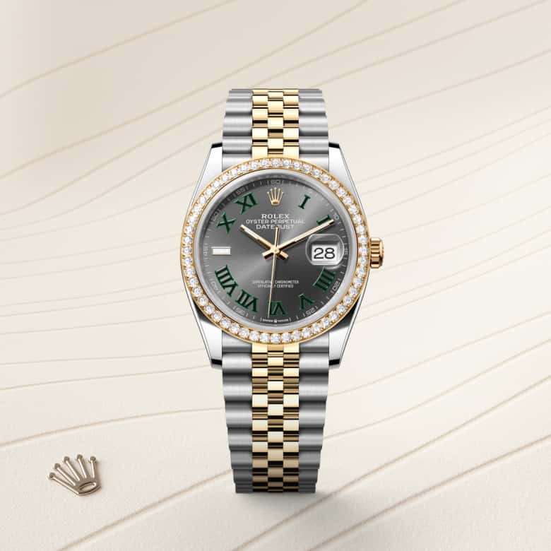 Rolex Datejust in Yellow Rolesor - combination of Oystersteel and yellow gold, M126283RBR-0021 - Little Switzerland