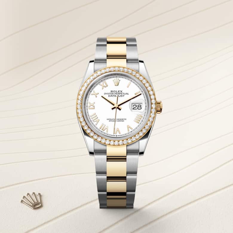Rolex Datejust in Yellow Rolesor - combination of Oystersteel and yellow gold, M126283RBR-0034 - Blakemans Jewelry