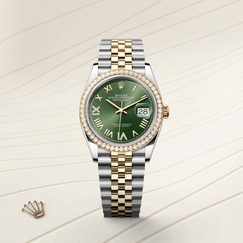 Rolex Datejust in Yellow Rolesor - combination of Oystersteel and yellow gold, M126283RBR-0035 - Meierotto Jewelers