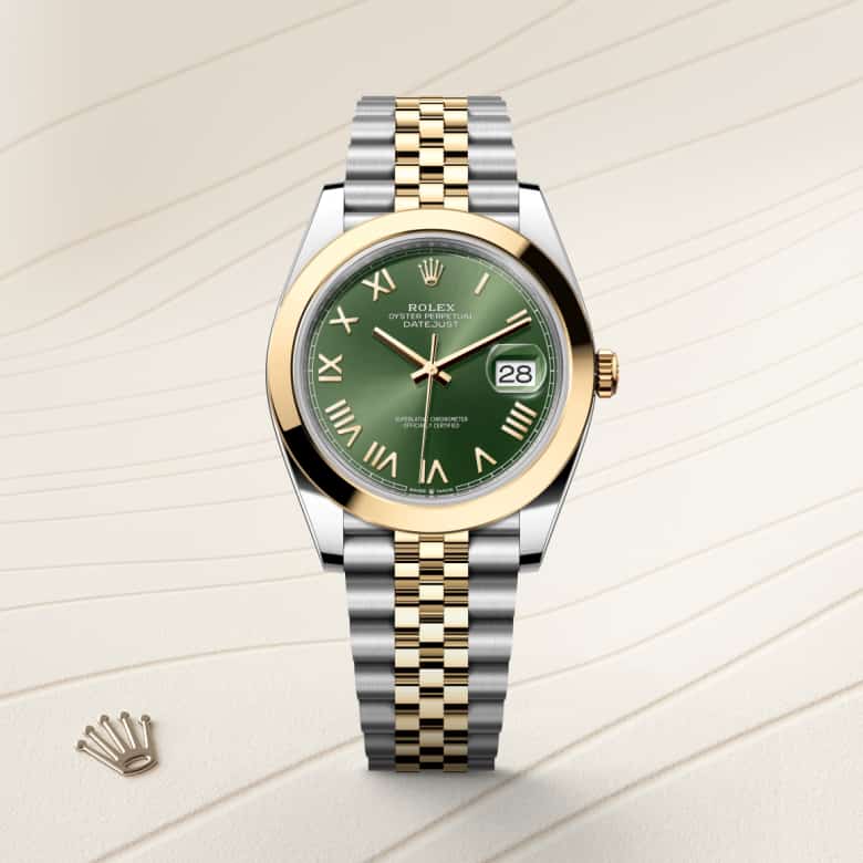 Rolex Datejust in Yellow Rolesor - combination of Oystersteel and yellow gold, M126303-0024 - Lenox Jewelers