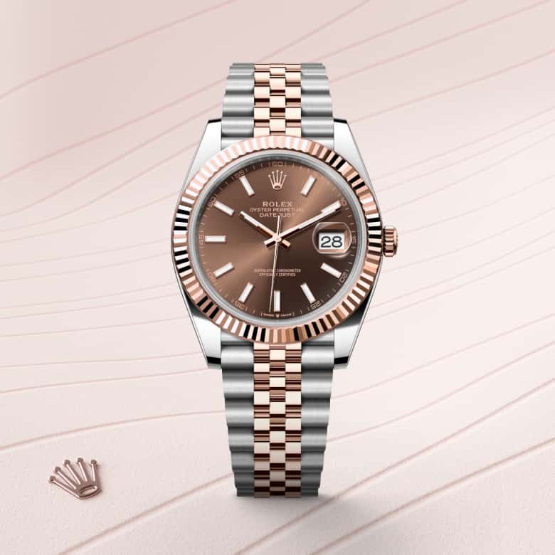 Rolex Datejust in Everose Rolesor - combination of Oystersteel and Everose gold, M126331-0002 - Little Switzerland