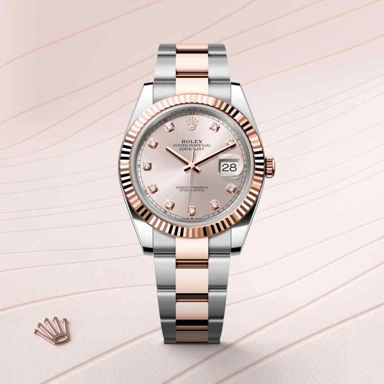 Rolex Datejust in Everose Rolesor - combination of Oystersteel and Everose gold, M126331-0007 - Meierotto Jewelers