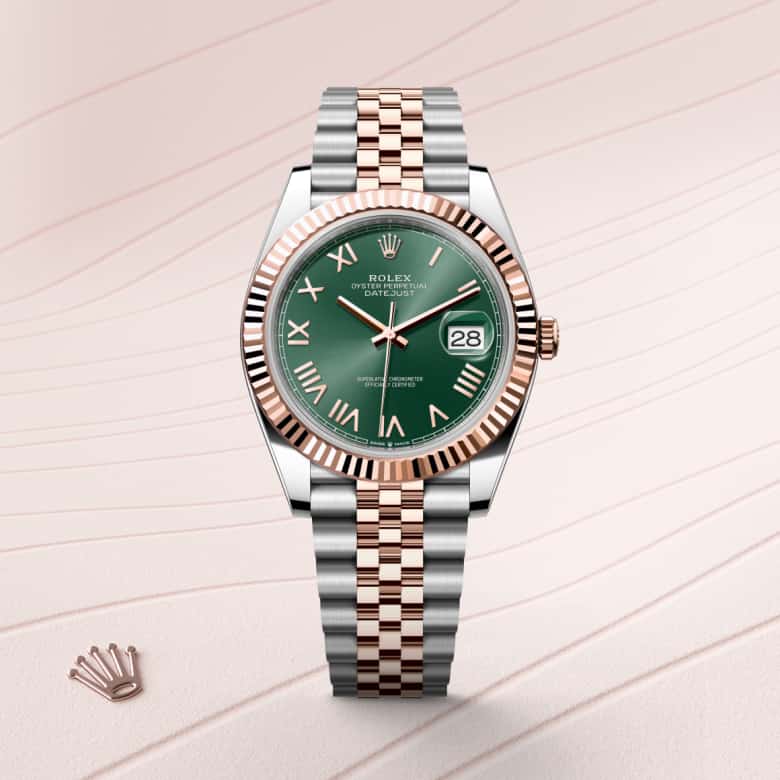 Rolex Datejust in Everose Rolesor - combination of Oystersteel and Everose gold, M126331-0022 - Clarkson Jewelers