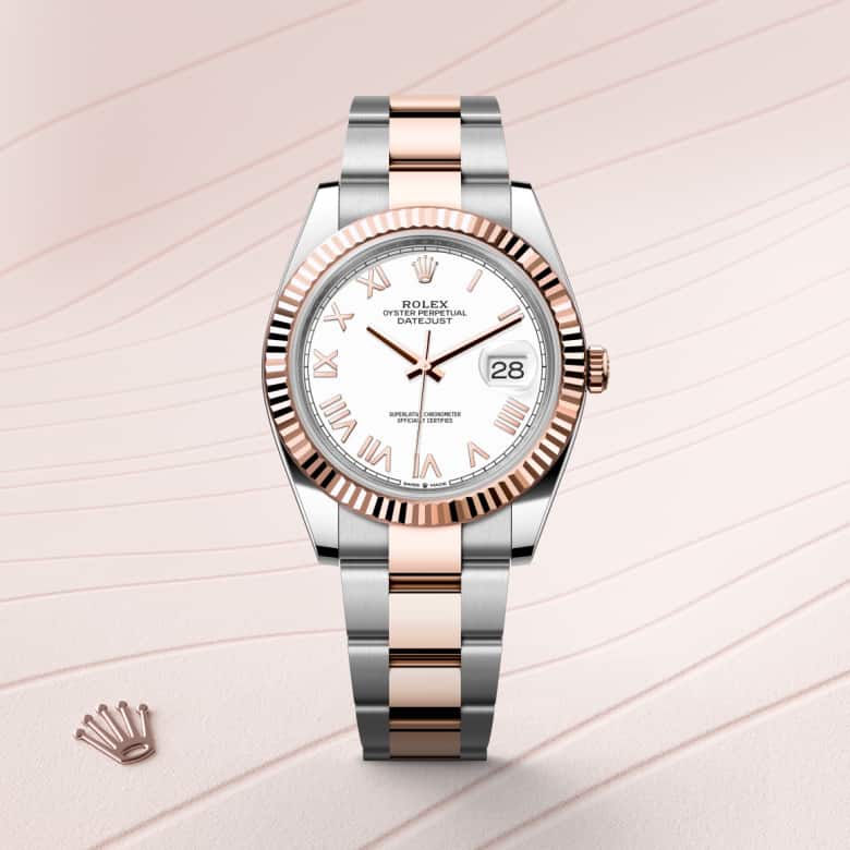 Rolex Datejust in Everose Rolesor - combination of Oystersteel and Everose gold, M126331-0025 - Clarkson Jewelers