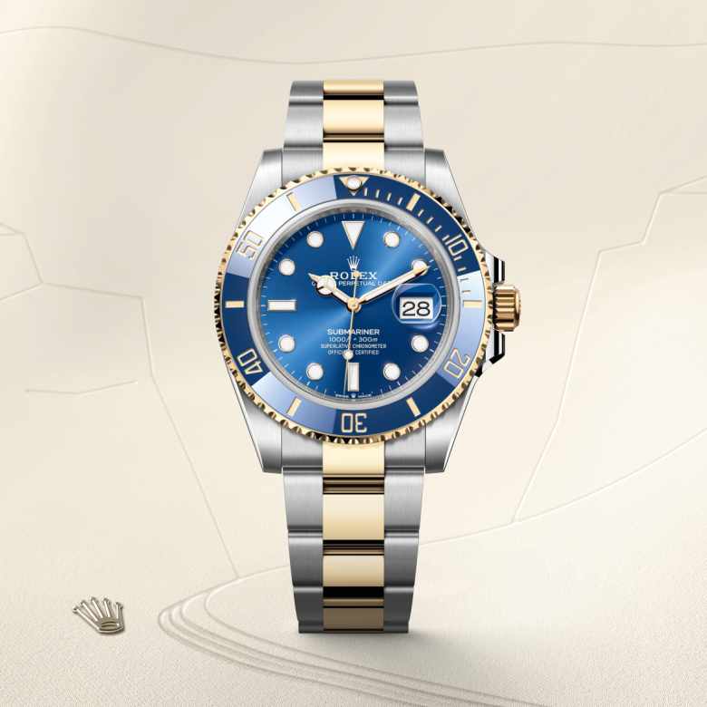 Rolex Submariner in Yellow Rolesor - combination of Oystersteel and yellow gold, M126613LB-0002 - Jewelers Trade Shop