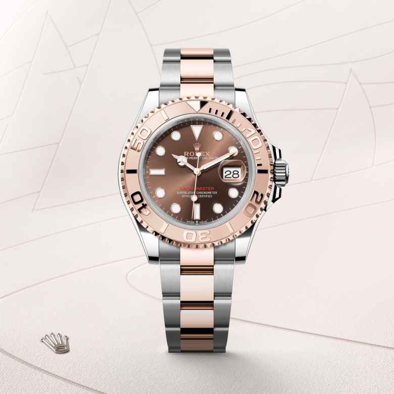 Rolex Yacht-Master in Everose Rolesor - combination of Oystersteel and Everose gold, M126621-0001 - Schiffman's Jewelers