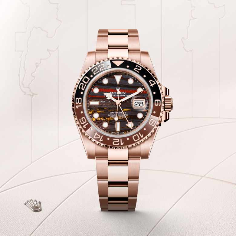 Rolex GMT-Master II in 18 kt Everose gold, M126715CHNR-0002 - Clarkson Jewelers