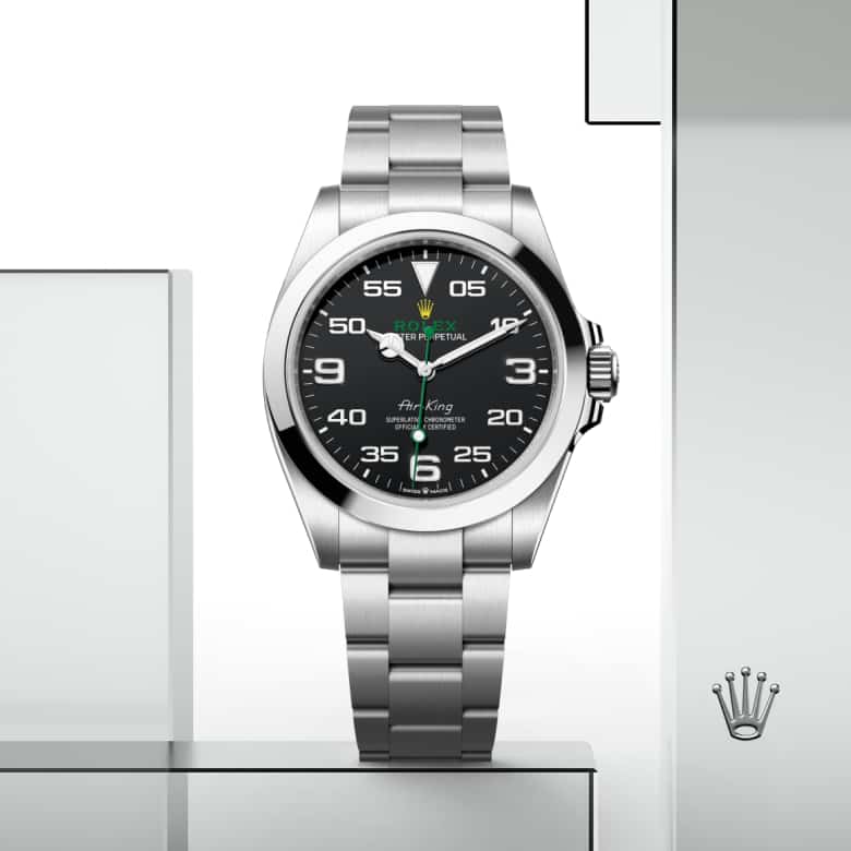 Rolex Air-King in Oystersteel, M126900-0001 - Clarkson Jewelers