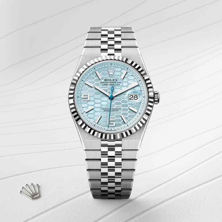 Rolex Land-Dweller in Platinum, M127336-0001 - Blakemans Jewelry