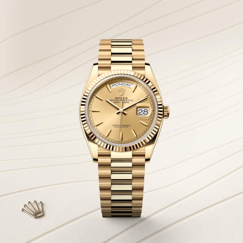 Rolex Day-Date in 18 kt yellow gold, M128238-0045 - Meierotto Jewelers