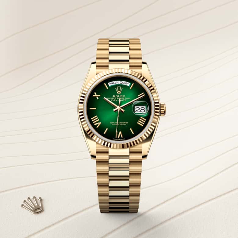 Rolex Day-Date in 18 kt yellow gold, M128238-0118 - Little Switzerland