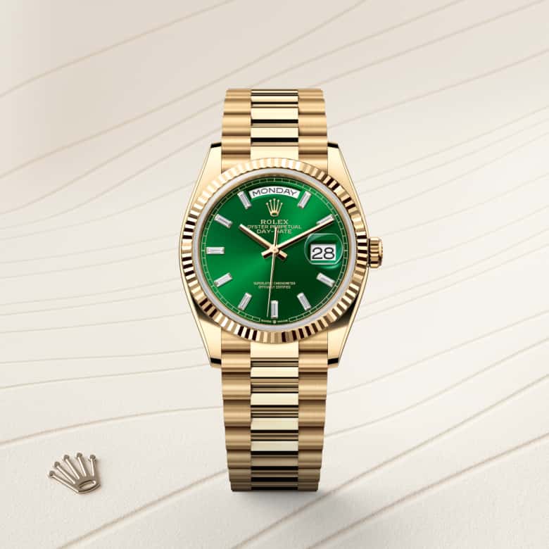 Rolex Day-Date in 18 kt yellow gold, M128238-0130 - Orrs Jewelers