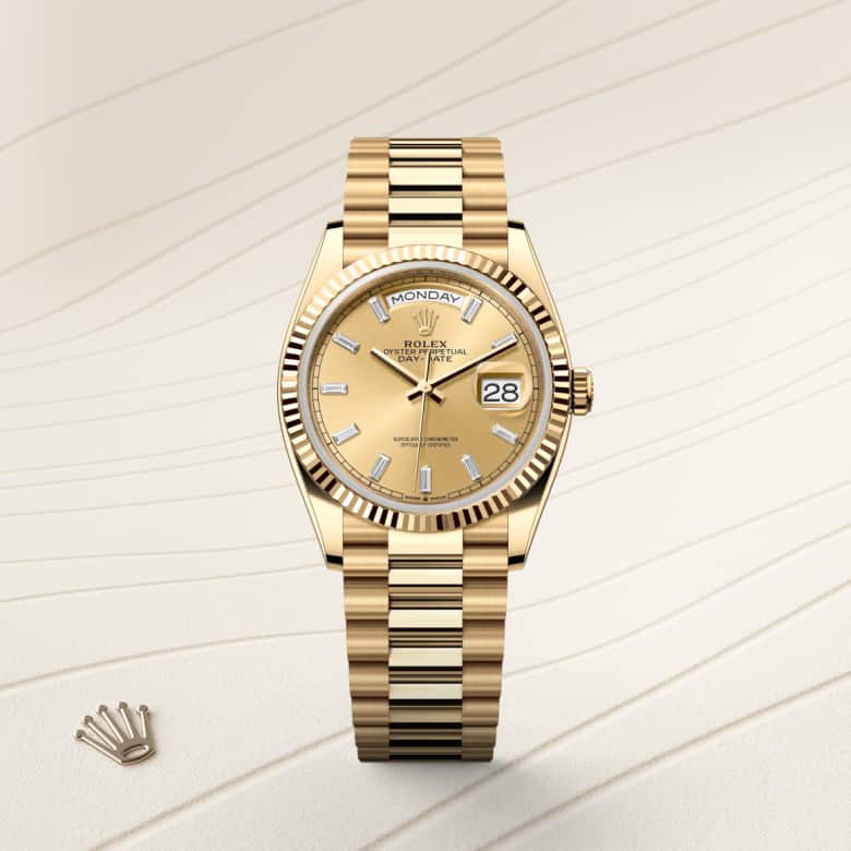 Rolex Day-Date in 18 kt yellow gold, M128238-0132 - Lenox Jewelers