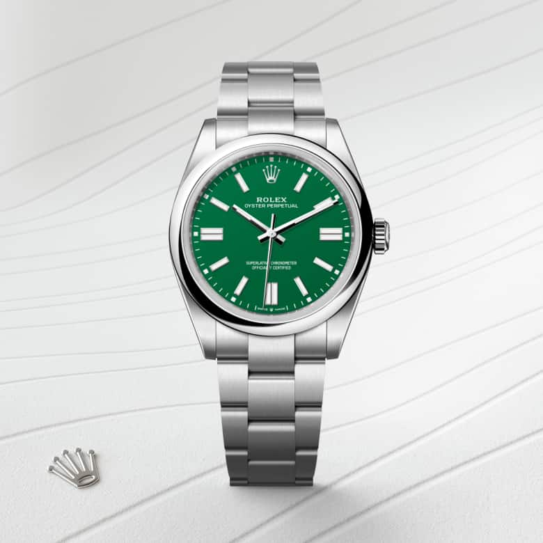 Rolex Oyster Perpetual in Oystersteel, M134300-0004 - Blakemans Jewelry