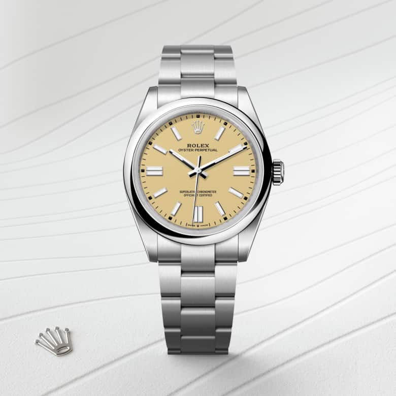 Rolex Oyster Perpetual in Oystersteel, M134300-0007 - Little Switzerland