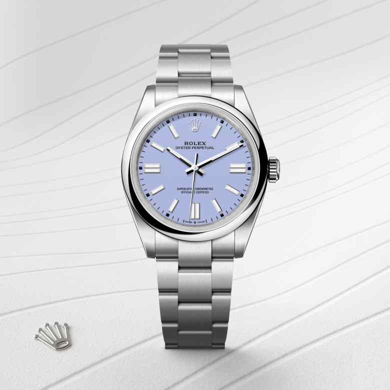 Rolex Oyster Perpetual in Oystersteel, M134300-0012 - Little Switzerland