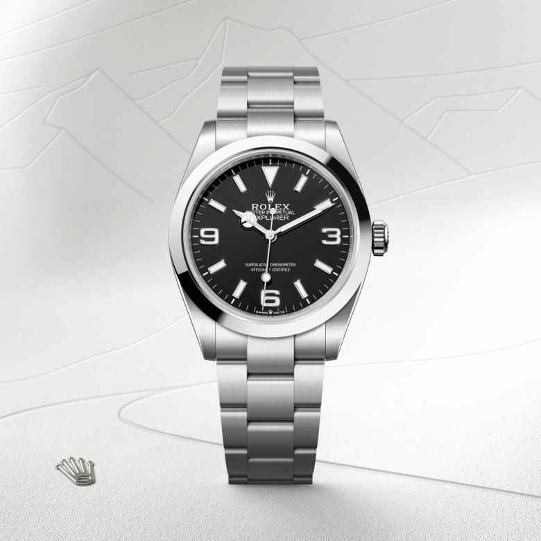 Rolex Explorer in Oystersteel, M224270-0001 - Meierotto Jewelers