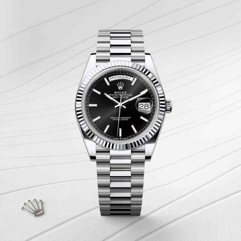 Rolex Day-Date in Platinum, M228236-0003 - Meierotto Jewelers