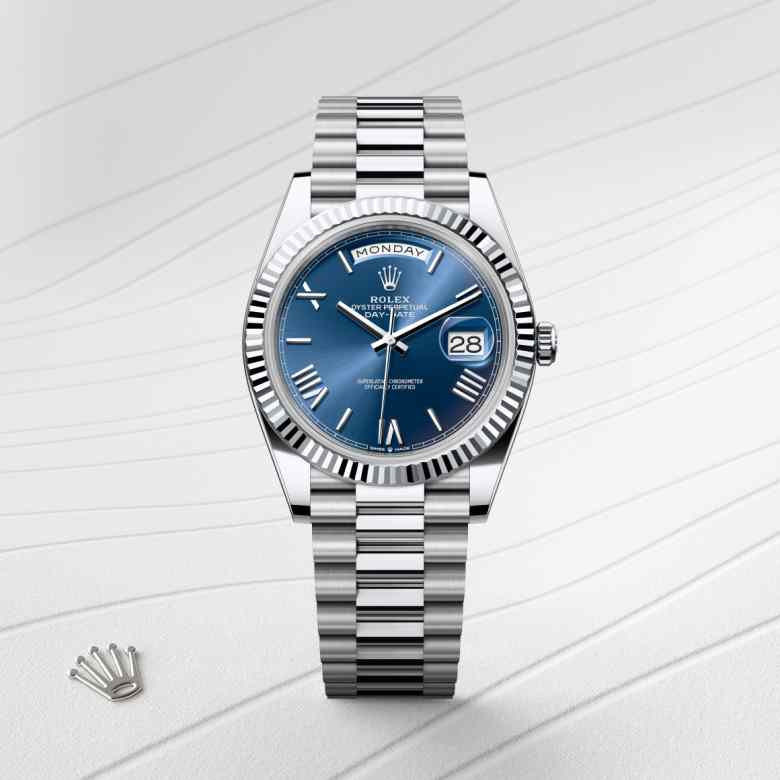 Rolex Day-Date in Platinum, M228236-0007 - Lenox Jewelers