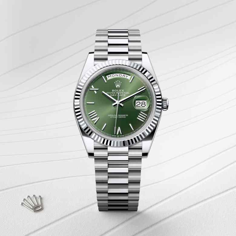 Rolex Day-Date in Platinum, M228236-0008 - Lenox Jewelers