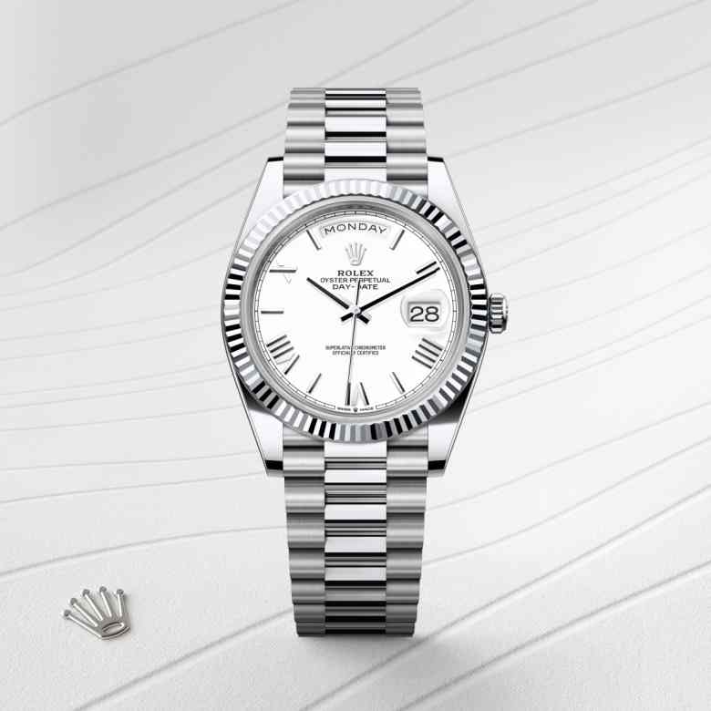 Rolex Day-Date in Platinum, M228236-0010 - Lenox Jewelers