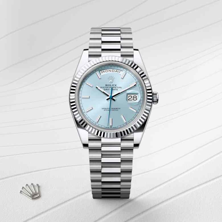 Rolex Day-Date in Platinum, M228236-0018 - Meierotto Jewelers