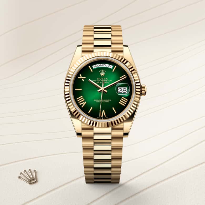 Rolex Day-Date in 18 kt yellow gold, M228238-0069 - Meierotto Jewelers