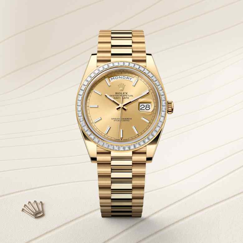 Rolex Day-Date in 18 kt yellow gold, M228398TBR-0007 - Meierotto Jewelers