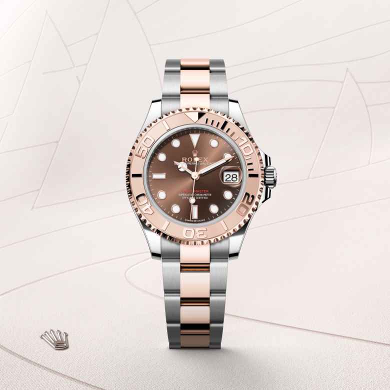 Rolex Yacht-Master in Everose Rolesor - combination of Oystersteel and Everose gold, M268621-0003 - Blakemans Jewelry
