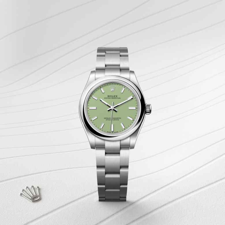 Rolex Oyster Perpetual in Oystersteel, M277200-0012 - Walters & Hogsett
