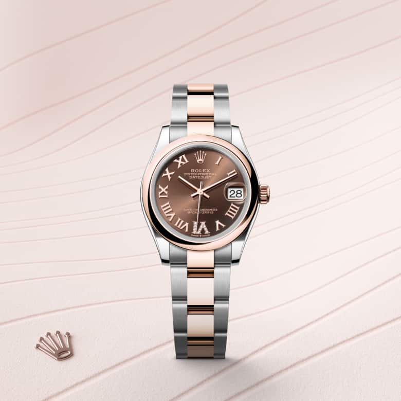 Rolex Datejust in Everose Rolesor - combination of Oystersteel and Everose gold, M278241-0003 - Richter & Phillips