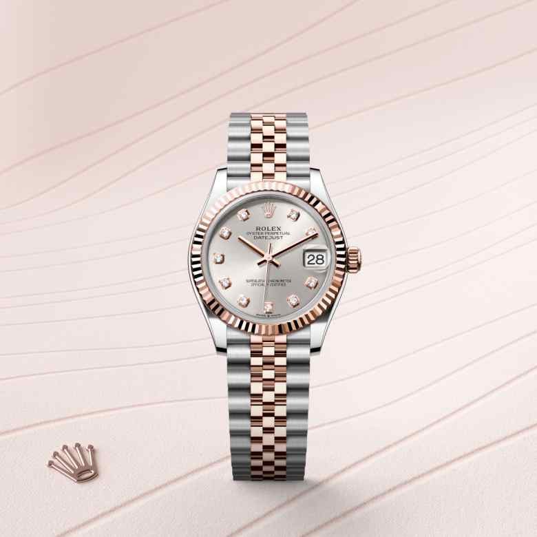 Rolex Datejust in Everose Rolesor - combination of Oystersteel and Everose gold, M278271-0016 - Blakemans Jewelry